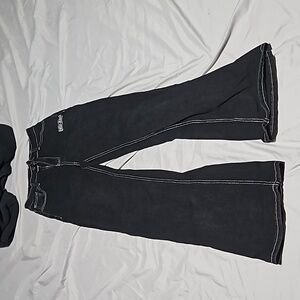 Black Jeans with white trim